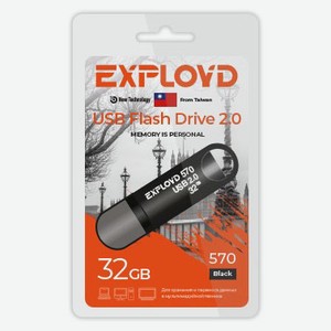Флешка Exployd 570 32GB черная