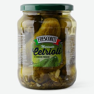 Огурцы Fresconti маринованные целые 680г, 680 г