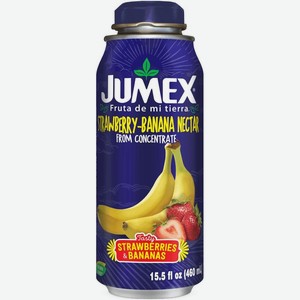 Нектар Jumex клубника, банан с подсластителем 460мл, 460 мл