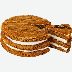 Торт У Палыча Домашний медовик со сметаной 600г, 600 г