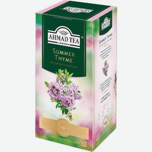 Чай черный Ahmad Tea Summer Thyme с чабрецом 25х1.5г, 25 шт