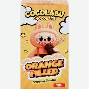 Шоколад молочный COCOLABU фигурный с начинкой со вкусом апельсина, 100г