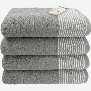 Полотенце махровое HOMECLUB Дюна 70x120см, светло-серое, Арт. НСД70120ссер