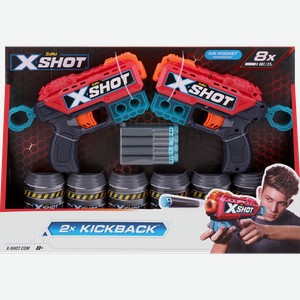 Набор игровой для стрельбы ZURU X-Shot Ексель-Дабл Кикбек Арт. 36202