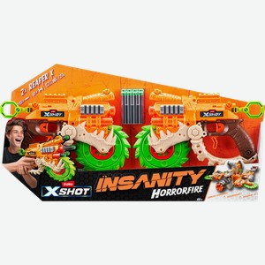 Набор игровой ZURU X-Shot Insanity Хоррорфайр Рипер Х Дуо