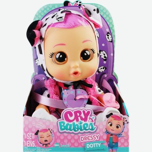 Набор игровой CRYBABIES Дотти Dressy, плачущая интерактивная, с аксессуарами