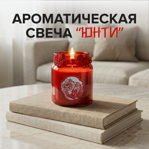 Ароматическая свеча  Юнти , в ассортименте
