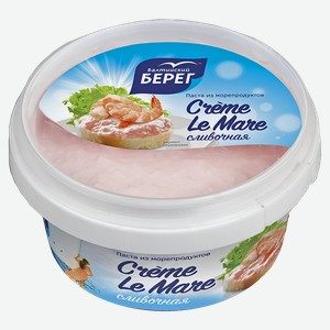 Паста из морепродуктов БАЛТИЙСКИЙ БЕРЕГ, Сливочная, 150г