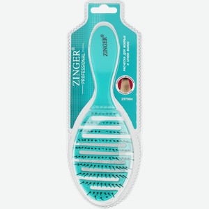 Расческа массажная для мокрых волос ZINGER Mix Color, Арт. 5047
