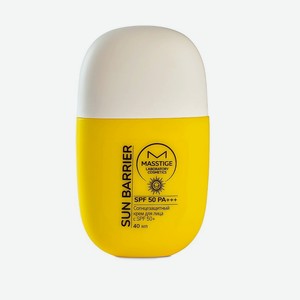 MASSTIGE Крем Солнцезащитный для лица с SPF 50 Sun Barrier, 40 мл