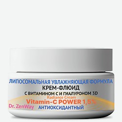 AGE-PRO-LIFT Липосомальный крем-флюид для лица увлажняющий с витамином С от морщин