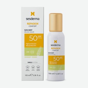 SESDERMA Спрей-мист солнцезащитный  Розмарин  SPF50 Repaskin Comfort Sun Mist, 100 мл