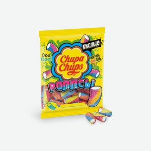 Мармелад Chupa Chups кислые роллсы жевательный 70 г