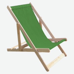 Кресло-шезлонг складной дерево/ткань