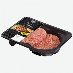 Котлеты Ближние горки для бургеров из свинины охлажденные, 200 г