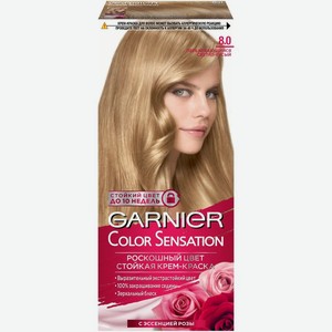 Крем-краска Garnier Color Sensation тон 8.0 переливающийся светло-русый для волос