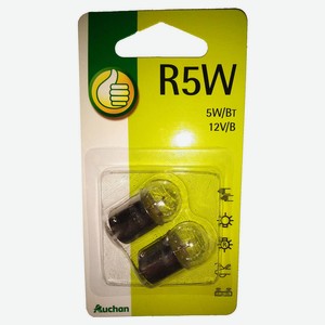 Лампа автомобильная «Каждый день» R5W, 2 шт