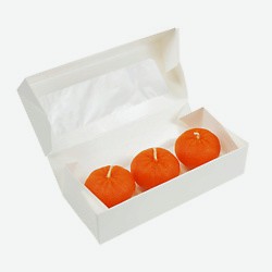 Свечи мандарины декоративные, набор