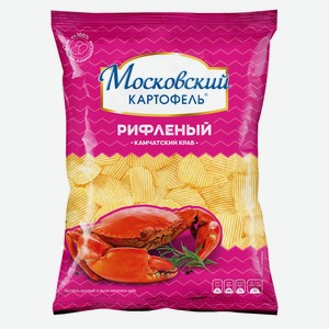 Картофель Московский хруст. рифл со вкусом камчатского краба