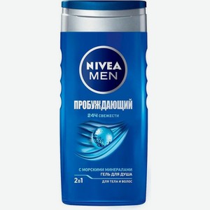 Гель для душа Nivea Men Пробуждающий мужской 250мл, 250 мл