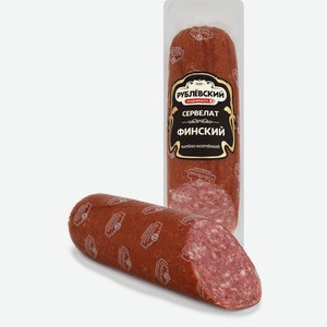 Колбаса варено-копченая РУБЛЁВСКИЙ Сервелат Финский, категория Б, 300г