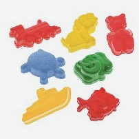 Формочки для песка Zebratoys, 13 см