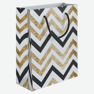 Пакет подарочный АШАН Красная птица мелованный, 11,5х14,5х6,5 см