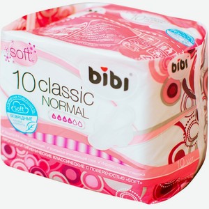 Прокладки BIBI Classic Normal Soft, Грузия, 10 шт