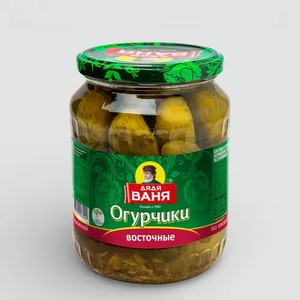 Огурчики маринованные «Дядя Ваня» Восточные, 680 г