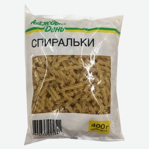 Макаронные изделия «Каждый День» Спиральки, 400 г