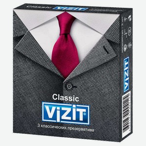 Презервативы Vizit Classic классические, 3 шт