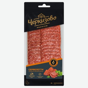 Колбаса сырокопченая «Черкизово» Сервелетти нарезка, 85 г