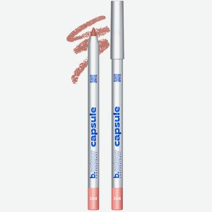 B.COLOUR PROFESSIONAL Карандаш для губ матовый стойкий нюд CAPSULE 694, 104