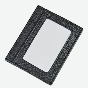 5034 черн Карман Zemsa для пластиковых карт черный/fw 24