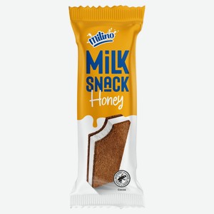 Пирожное бисквитное Milino Milk Snack Honey с медом Италия охлажденное, 28 г