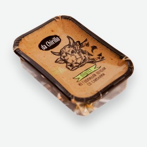 Паштет мясной говяжий da Chirillo из говяжьей печени со сливками охлажденный, 200 г