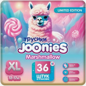 Подгузники-трусики Joonies Marshmallow XL 12-17кг 6шт, 6 шт