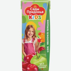 Сок Сады Придонья Kids Яблоко-вишня для детей с 5 мес. 200мл, 200 мл
