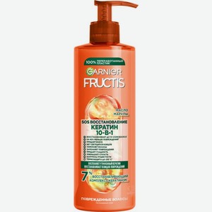 Крем-уход для волос Garnier Fructis SOS спасатель 10в1 для поврежденных волос 400мл, 400 мл