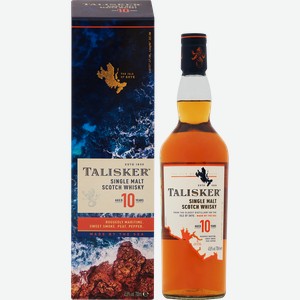 Виски TALISKER Шотландский односолодовый 10 лет 45,8%, п/у, 0,7л