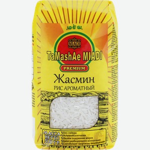 Рис длиннозерный TAMASHAE MIADI Premium Жасмин, 500г