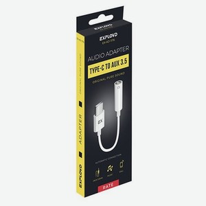 Переходник Exployd 1176 Jack 3,5mm-TYPE-C