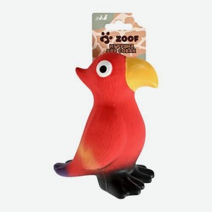 Латексная игрушка для собак с пищалкой Попугай Zoof