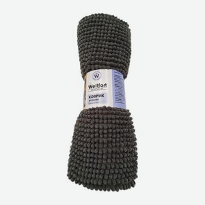Шенилловый коврик для ванной Wellfort 50*80см
