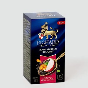 Чай черный «Richard» Royal garden bouquet, 25 сашетов, 42,5 г