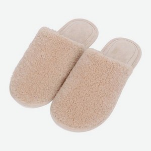 Тапочки женские закрытые бежевые р38-39 в ассортименте