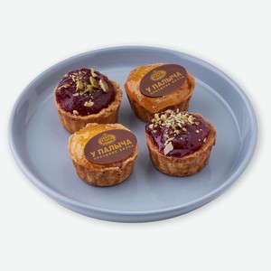 Пирожное У Палыча Чизкейк с ягодами песочное, 135г