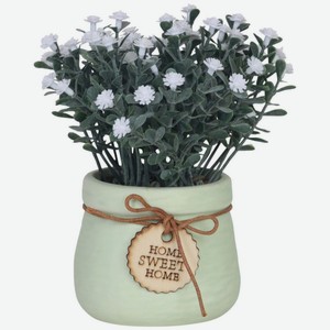 Растение искусственное Фрезия в горшке 15см