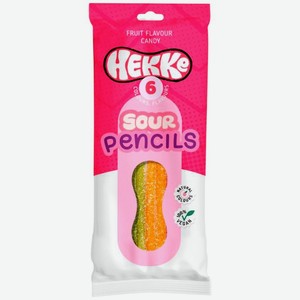 Мармелад Hekke Карандаши ассорти 6 вкусов жевательный, 70г