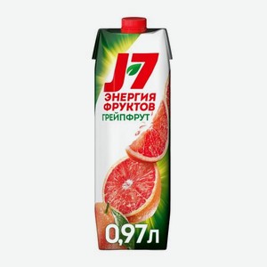 Нектар J7 с мякотью грейпфрутовый 0.97л